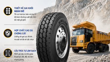 <center>LỐP XE TẢI MỎ SAILUN S861 <BR/>